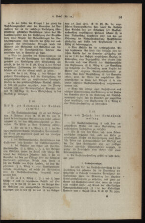 Verordnungsblatt für den Dienstbereich des österreichischen Bundesministeriums für Finanzen 19190214 Seite: 33