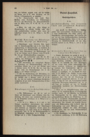 Verordnungsblatt für den Dienstbereich des österreichischen Bundesministeriums für Finanzen 19190214 Seite: 40