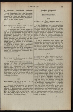 Verordnungsblatt für den Dienstbereich des österreichischen Bundesministeriums für Finanzen 19190214 Seite: 41