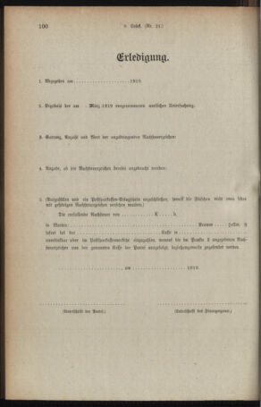 Verordnungsblatt für den Dienstbereich des österreichischen Bundesministeriums für Finanzen 19190220 Seite: 12