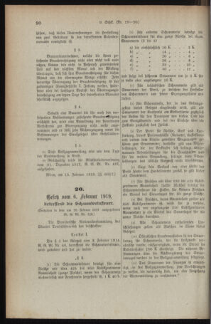 Verordnungsblatt für den Dienstbereich des österreichischen Bundesministeriums für Finanzen 19190220 Seite: 2