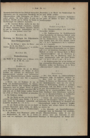 Verordnungsblatt für den Dienstbereich des österreichischen Bundesministeriums für Finanzen 19190220 Seite: 9