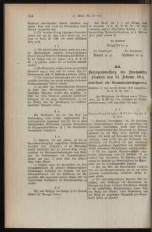 Verordnungsblatt für den Dienstbereich des österreichischen Bundesministeriums für Finanzen 19190225 Seite: 2