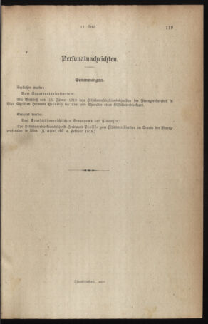 Verordnungsblatt für den Dienstbereich des österreichischen Bundesministeriums für Finanzen 19190226 Seite: 3