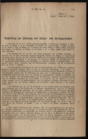 Verordnungsblatt für den Dienstbereich des österreichischen Bundesministeriums für Finanzen 19190305 Seite: 19