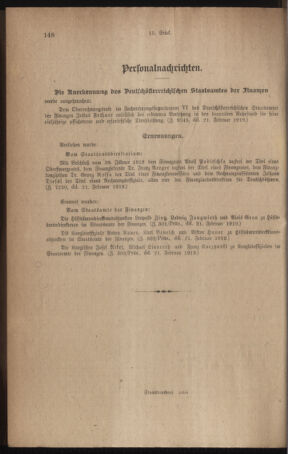 Verordnungsblatt für den Dienstbereich des österreichischen Bundesministeriums für Finanzen 19190305 Seite: 26