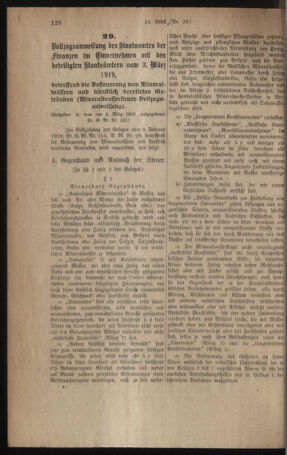 Verordnungsblatt für den Dienstbereich des österreichischen Bundesministeriums für Finanzen 19190305 Seite: 4