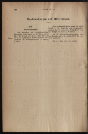 Verordnungsblatt für den Dienstbereich des österreichischen Bundesministeriums für Finanzen 19190311 Seite: 2