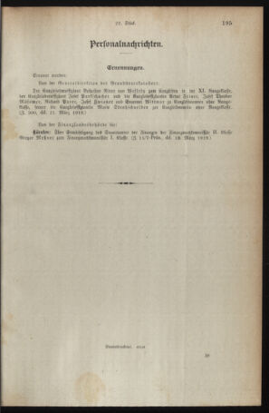 Verordnungsblatt für den Dienstbereich des österreichischen Bundesministeriums für Finanzen 19190328 Seite: 13