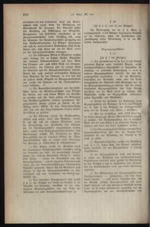 Verordnungsblatt für den Dienstbereich des österreichischen Bundesministeriums für Finanzen 19190331 Seite: 14