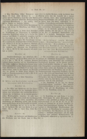 Verordnungsblatt für den Dienstbereich des österreichischen Bundesministeriums für Finanzen 19190416 Seite: 15