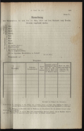 Verordnungsblatt für den Dienstbereich des österreichischen Bundesministeriums für Finanzen 19190416 Seite: 19