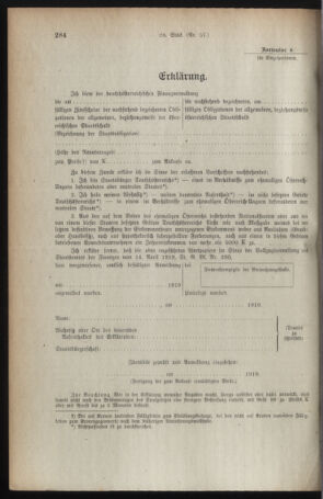 Verordnungsblatt für den Dienstbereich des österreichischen Bundesministeriums für Finanzen 19190428 Seite: 6