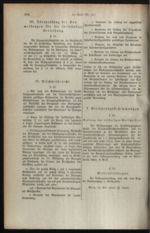 Verordnungsblatt für den Dienstbereich des österreichischen Bundesministeriums für Finanzen 19190526 Seite: 6