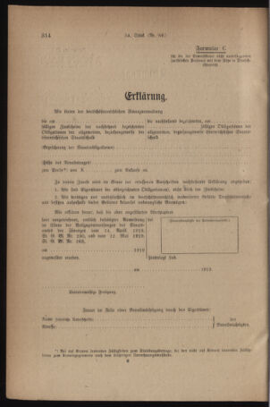 Verordnungsblatt für den Dienstbereich des österreichischen Bundesministeriums für Finanzen 19190529 Seite: 6