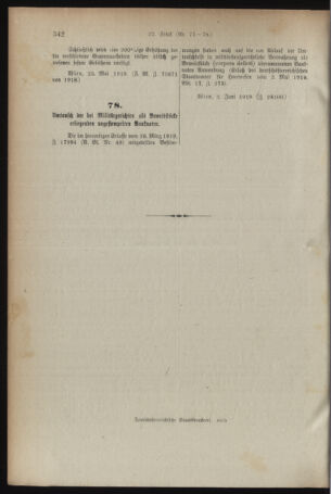 Verordnungsblatt für den Dienstbereich des österreichischen Bundesministeriums für Finanzen 19190613 Seite: 20