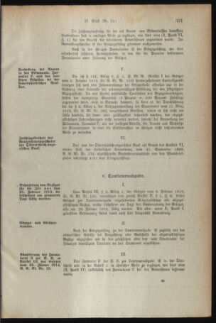 Verordnungsblatt für den Dienstbereich des österreichischen Bundesministeriums für Finanzen 19190613 Seite: 9