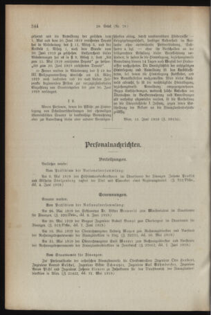 Verordnungsblatt für den Dienstbereich des österreichischen Bundesministeriums für Finanzen 19190614 Seite: 2