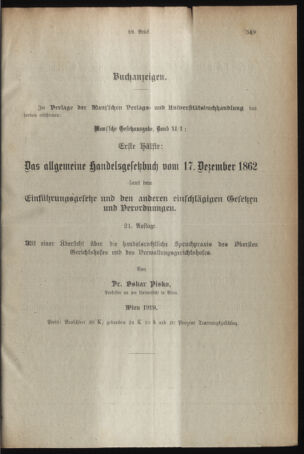 Verordnungsblatt für den Dienstbereich des österreichischen Bundesministeriums für Finanzen 19190624 Seite: 3