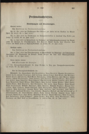 Verordnungsblatt für den Dienstbereich des österreichischen Bundesministeriums für Finanzen 19190701 Seite: 3