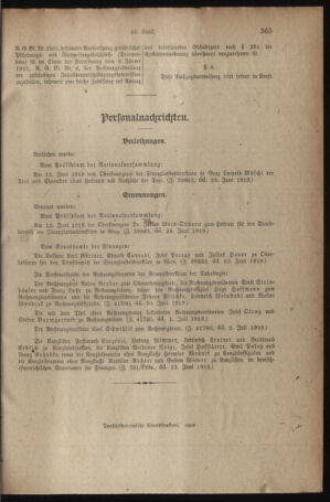 Verordnungsblatt für den Dienstbereich des österreichischen Bundesministeriums für Finanzen 19190704 Seite: 3