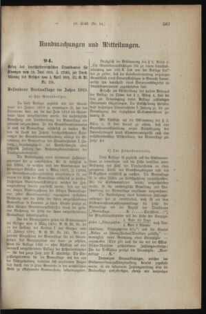 Verordnungsblatt für den Dienstbereich des österreichischen Bundesministeriums für Finanzen 19190730 Seite: 3