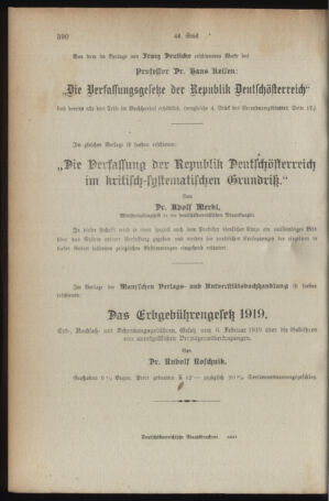 Verordnungsblatt für den Dienstbereich des österreichischen Bundesministeriums für Finanzen 19190730 Seite: 6