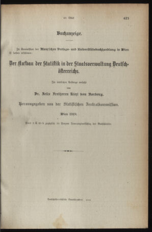 Verordnungsblatt für den Dienstbereich des österreichischen Bundesministeriums für Finanzen 19190807 Seite: 27