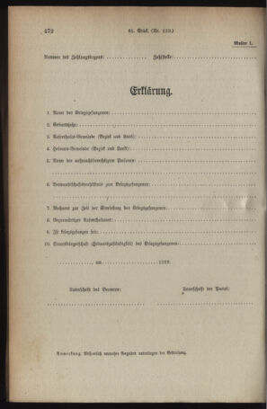 Verordnungsblatt für den Dienstbereich des österreichischen Bundesministeriums für Finanzen 19190930 Seite: 4