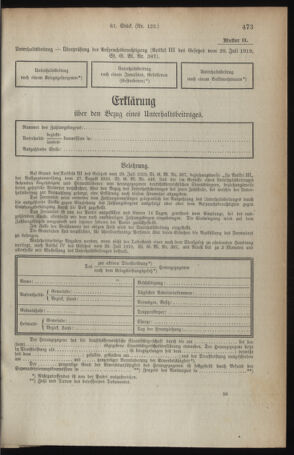 Verordnungsblatt für den Dienstbereich des österreichischen Bundesministeriums für Finanzen 19190930 Seite: 5