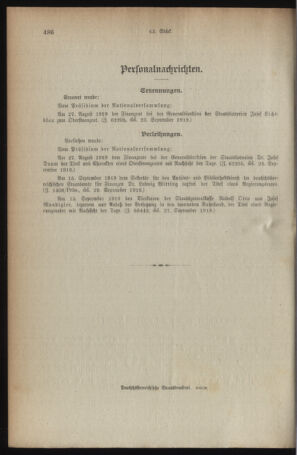 Verordnungsblatt für den Dienstbereich des österreichischen Bundesministeriums für Finanzen 19191003 Seite: 12