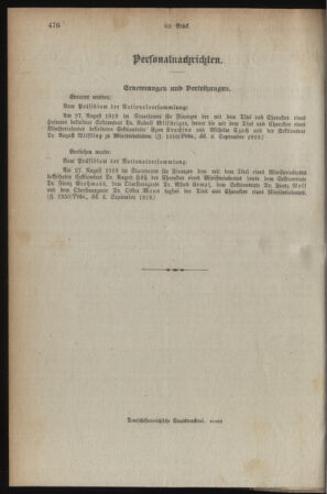 Verordnungsblatt für den Dienstbereich des österreichischen Bundesministeriums für Finanzen 19191003 Seite: 2