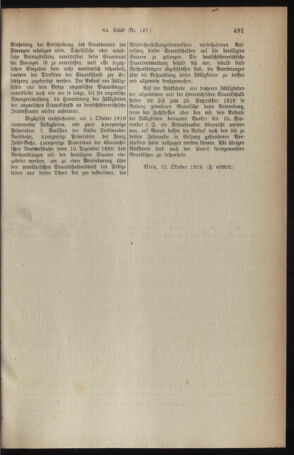 Verordnungsblatt für den Dienstbereich des österreichischen Bundesministeriums für Finanzen 19191015 Seite: 3