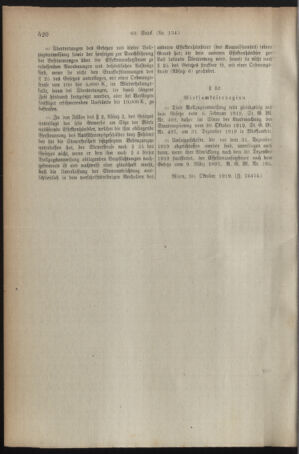 Verordnungsblatt für den Dienstbereich des österreichischen Bundesministeriums für Finanzen 19191107 Seite: 16