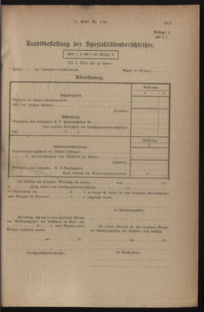 Verordnungsblatt für den Dienstbereich des österreichischen Bundesministeriums für Finanzen 19191118 Seite: 15