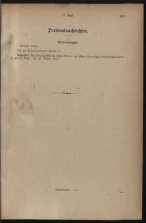 Verordnungsblatt für den Dienstbereich des österreichischen Bundesministeriums für Finanzen 19191124 Seite: 3