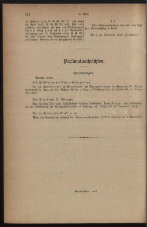 Verordnungsblatt für den Dienstbereich des österreichischen Bundesministeriums für Finanzen 19191201 Seite: 2