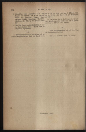 Verordnungsblatt für den Dienstbereich des österreichischen Bundesministeriums für Finanzen 19191213 Seite: 2