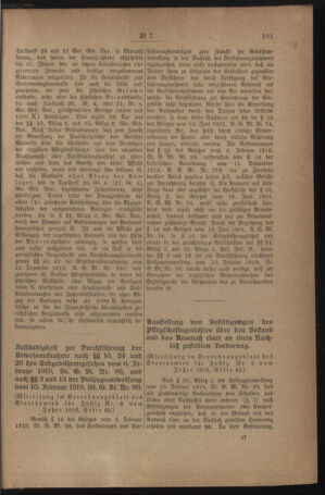 Verordnungsblatt für den Dienstbereich des österreichischen Bundesministeriums für Finanzen 19191230 Seite: 133