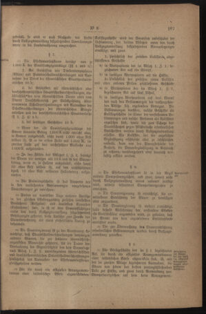 Verordnungsblatt für den Dienstbereich des österreichischen Bundesministeriums für Finanzen 19191230 Seite: 139