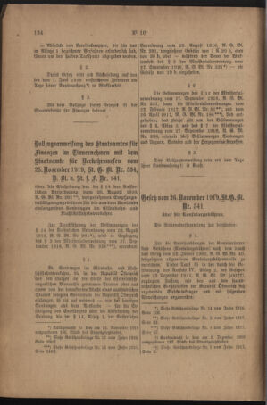 Verordnungsblatt für den Dienstbereich des österreichischen Bundesministeriums für Finanzen 19191230 Seite: 166