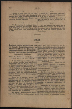 Verordnungsblatt für den Dienstbereich des österreichischen Bundesministeriums für Finanzen 19191230 Seite: 168