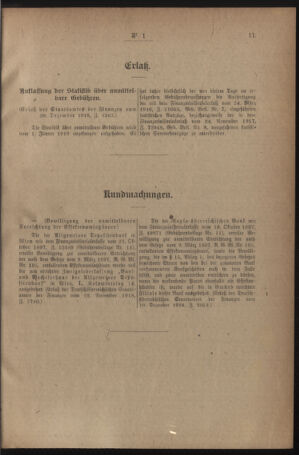 Verordnungsblatt für den Dienstbereich des österreichischen Bundesministeriums für Finanzen 19191230 Seite: 43