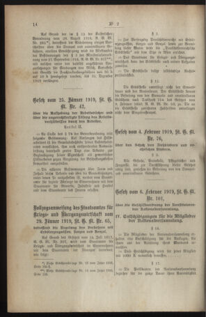 Verordnungsblatt für den Dienstbereich des österreichischen Bundesministeriums für Finanzen 19191230 Seite: 46