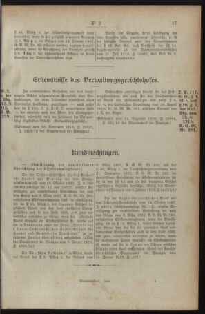 Verordnungsblatt für den Dienstbereich des österreichischen Bundesministeriums für Finanzen 19191230 Seite: 49