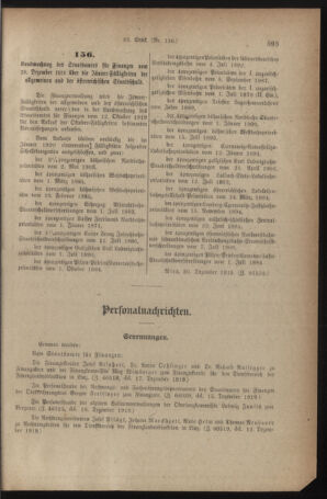 Verordnungsblatt für den Dienstbereich des österreichischen Bundesministeriums für Finanzen 19191230 Seite: 5