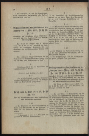 Verordnungsblatt für den Dienstbereich des österreichischen Bundesministeriums für Finanzen 19191230 Seite: 52