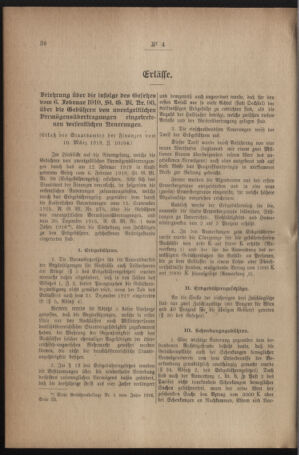 Verordnungsblatt für den Dienstbereich des österreichischen Bundesministeriums für Finanzen 19191230 Seite: 68