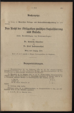 Verordnungsblatt für den Dienstbereich des österreichischen Bundesministeriums für Finanzen 19191230 Seite: 7