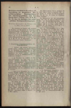 Verordnungsblatt für den Dienstbereich des österreichischen Bundesministeriums für Finanzen 19191230 Seite: 78